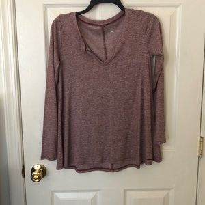 Hollister maroon long sleeve NWOT